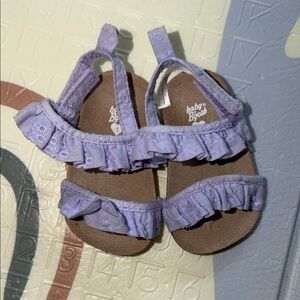 Baby B'gosh Lavender Ruffle Sandals
